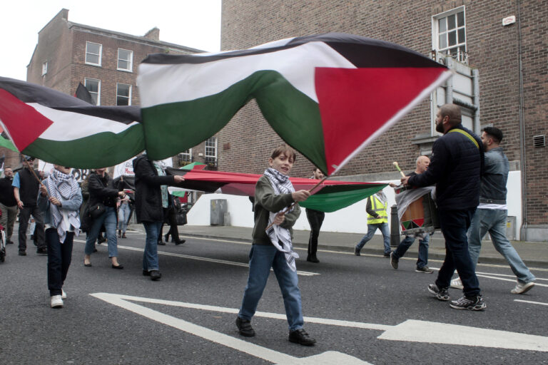 LIMERICK IN PHOTOS: Show of feet on Limerick streets in solidarity with Palestine