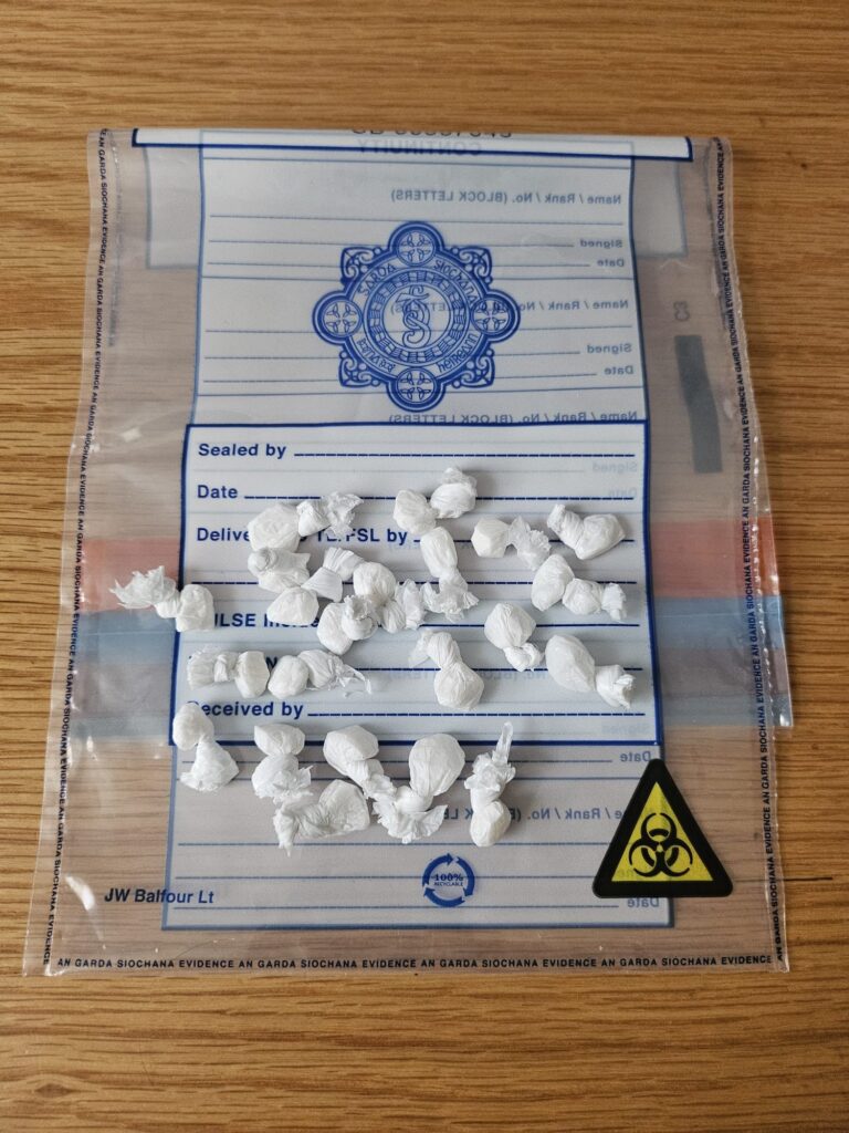 Foot chase by Gardaí resulted in €1,000 drug seizure