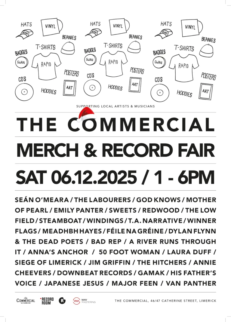 Record Room will host merch fair and launches second live recording compilation vinyl