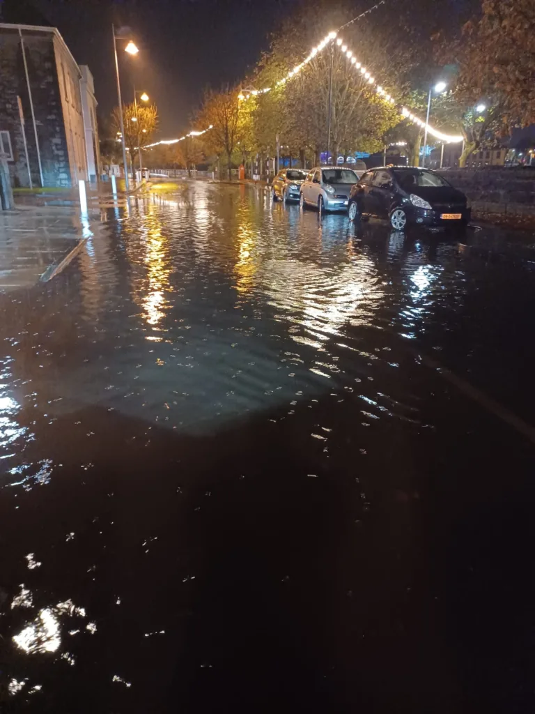 Flash flooding leads to Halloween wash out in Limerick