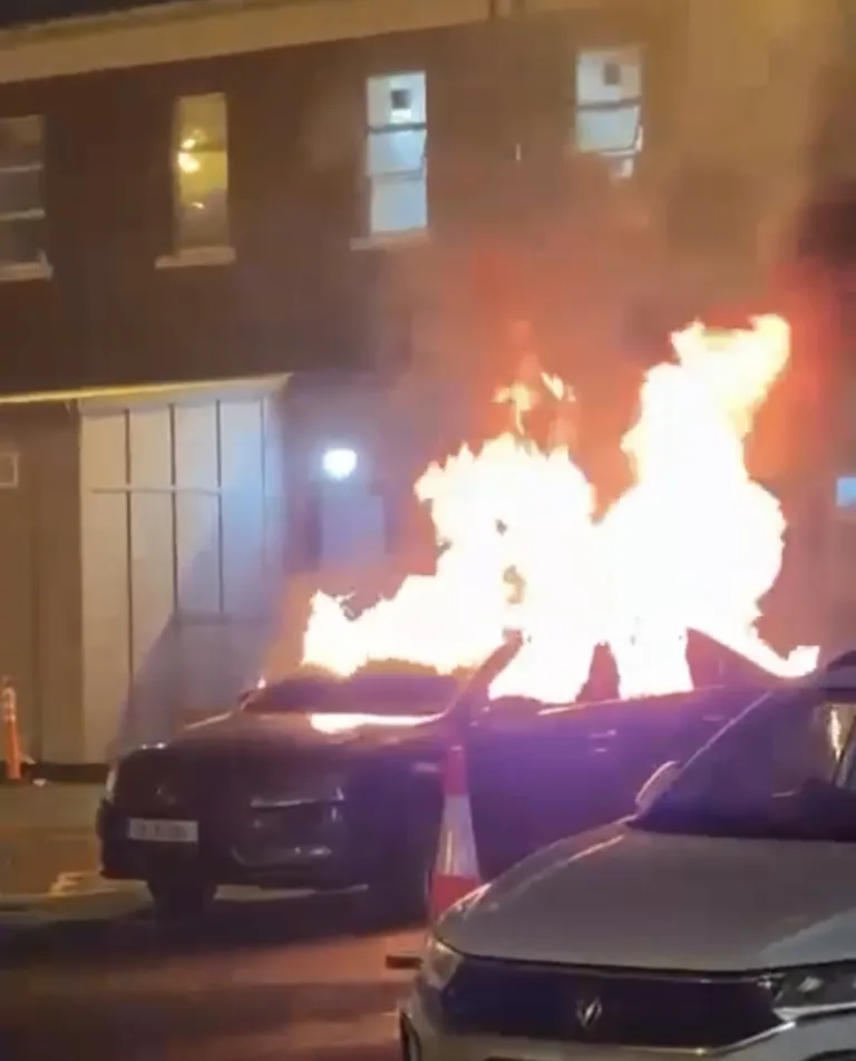 Gardaí investigating suspected arson attacks on cars at maternity hospital and estate in Limerick