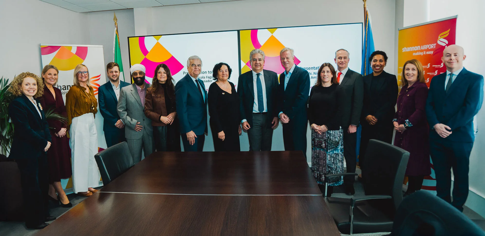 Italian Ambassador to Ireland meets Shannon Chamber members