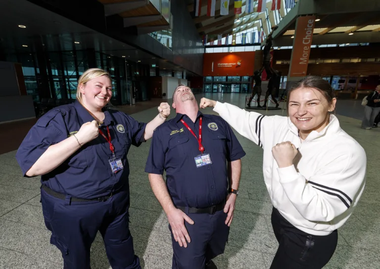 IN PHOTOS: Katie Taylor travels in style at Shannon Airport