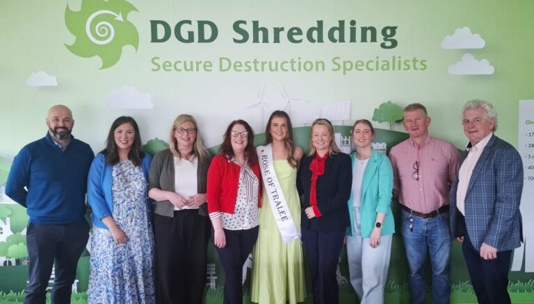 Rose of Tralee Visits DGD Shredding & Technology