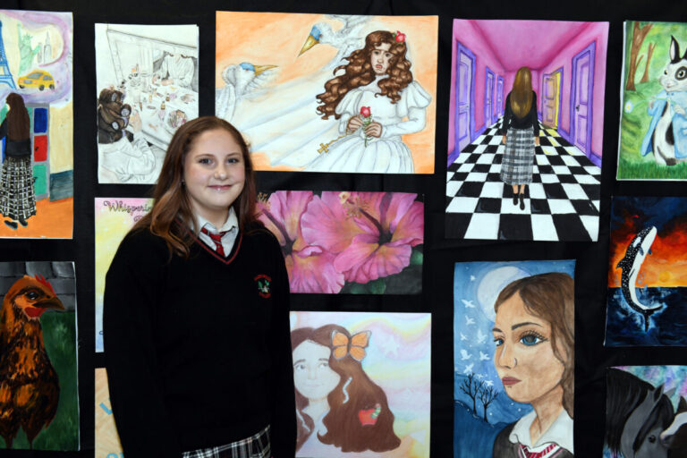 Hazelwood College show off their artistic talent