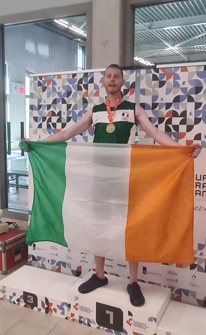 Swimming gold for Askeaton’s Robert Sheahan